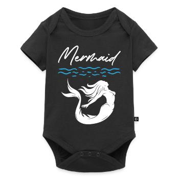 Mermaid Free Style - Baby Premium Kurzarmbody - Schwarz - Vorne