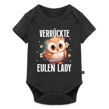 Crazy Owls Lady - Body à manches courtes Premium Bébé - noir - Devant