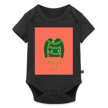 Let’s get lit - Baby Premium short-sleeve bodysuit - black - Front