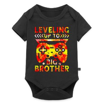 Big Brother Baby Funny Promote Game Promoted - Baby Premium short-sleeve bodysuit - black - Front
