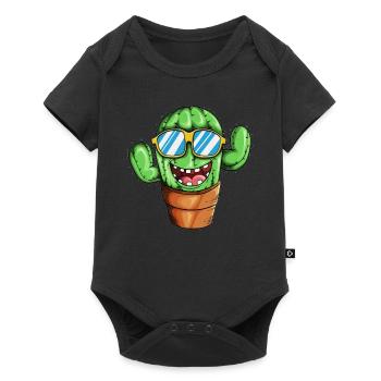 Garden Plant, Houseplants, Cactus, Nature Friend - Baby Premium short-sleeve bodysuit - black - Front