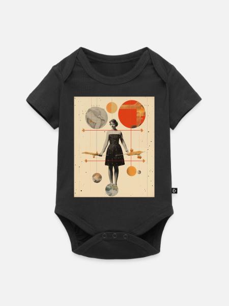 Schütze - Baby Premium Kurzarmbody - Schwarz