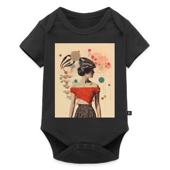 Scorpio collage - Baby Premium short-sleeve bodysuit - black - Front