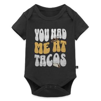 Taco - Baby Premium short-sleeve bodysuit - black - Front