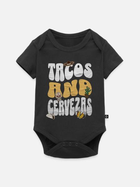 Taco - Baby Premium Kurzarmbody - Schwarz