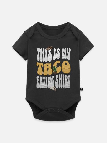 Taco - Baby Premium Kurzarmbody - Schwarz