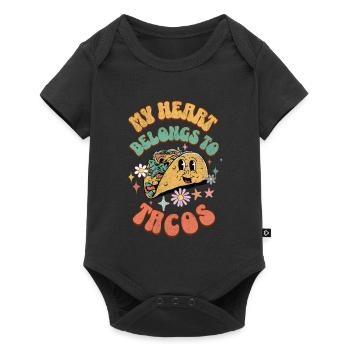Taco - Baby Premium short-sleeve bodysuit - black - Front