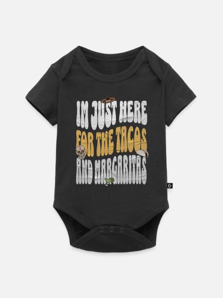 Taco - Baby Premium Kurzarmbody - Schwarz