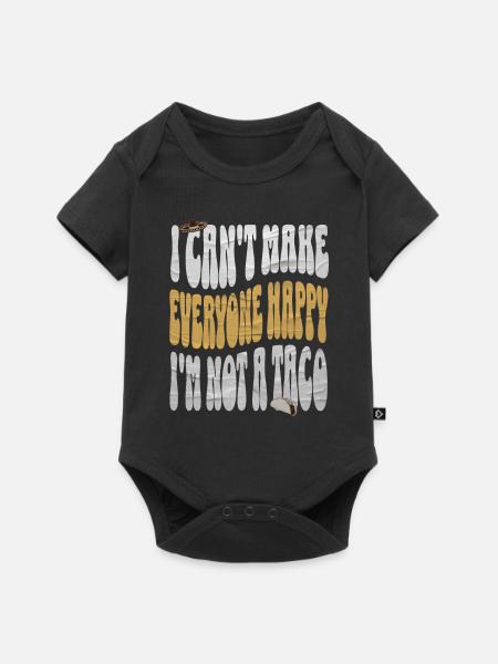 Taco - Baby Premium Kurzarmbody - Schwarz