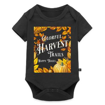 Autumn Fall Adventure Harvest Journey Nature's - Baby Premium short-sleeve bodysuit - black - Front
