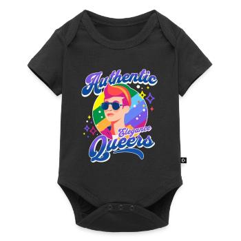 Inclusive Love Diverse Unconditional Lovers Queer - Baby Premium short-sleeve bodysuit - black - Front