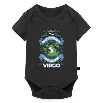 Horoscope du zodiaque Astrologie Constellations Vierge - Body à manches courtes Premium Bébé - noir - Devant