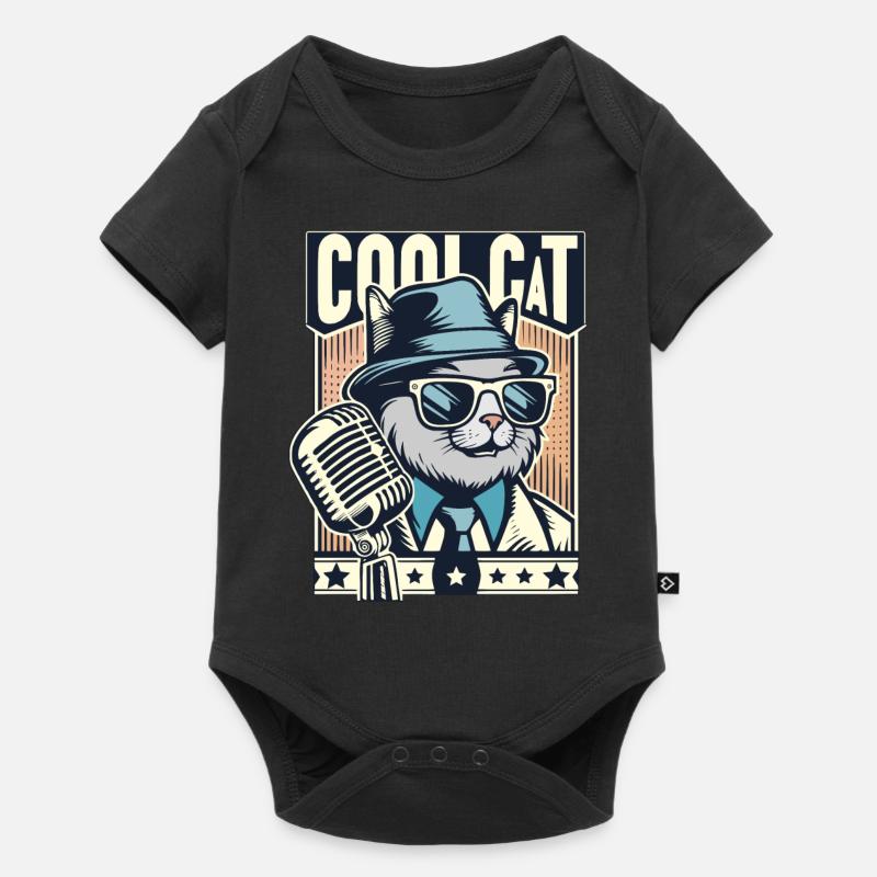 Coolcat - Baby Premium short-sleeve bodysuit - black