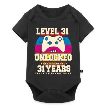 Original 1993 31 Year Old Level 31 Unlock - Baby Premium short-sleeve bodysuit - black - Front