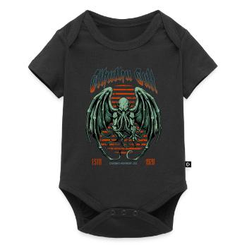 Kaiju vert - Cthulhu Cult Lovecraft Necronomicon - Body à manches courtes Premium Bébé - noir - Devant