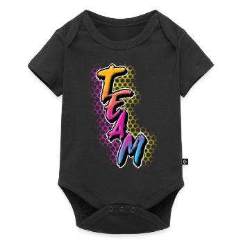 Team - Baby Premium Kurzarmbody - Schwarz - Vorne