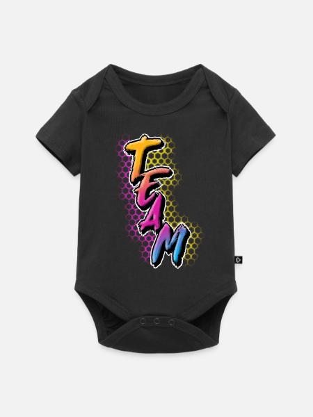 Team - Baby Premium Kurzarmbody - Schwarz