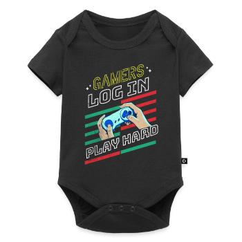 Gamers Keep It Classic - Baby Premium short-sleeve bodysuit - black - Front