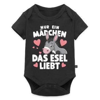 Donkey Donkey Mule Muli - Baby Premium short-sleeve bodysuit - black - Front