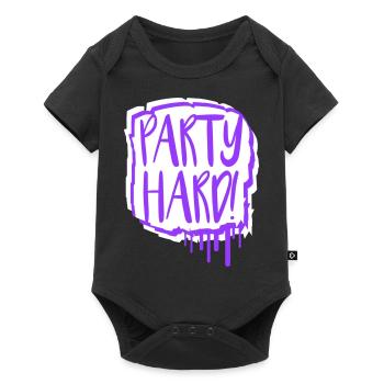 Party Hard Crew Member Team Club Friends Celebrate - Baby Premium short-sleeve bodysuit - black - Front