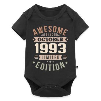 Légende Depuis Octobre 1993 Anniversaire Octobre 1993 - Body à manches courtes Premium Bébé - noir - Devant