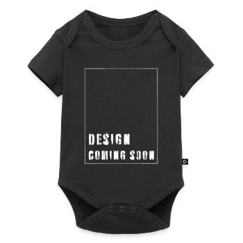 Design Coming Soon funny shirt - Baby Premium short-sleeve bodysuit - black - Front