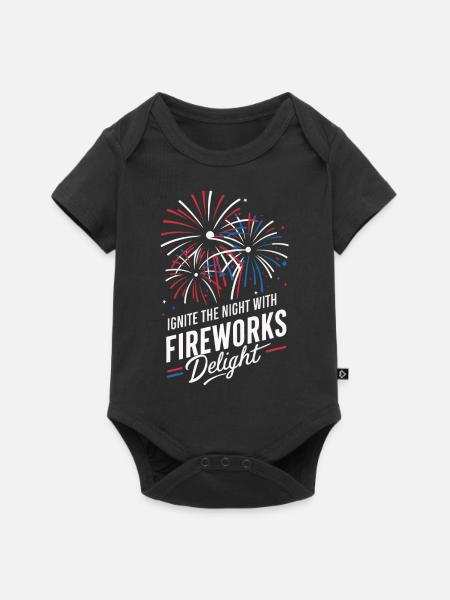 Pyrotechniker Feuerwerk Pyrotechnik - Baby Premium Kurzarmbody - Schwarz