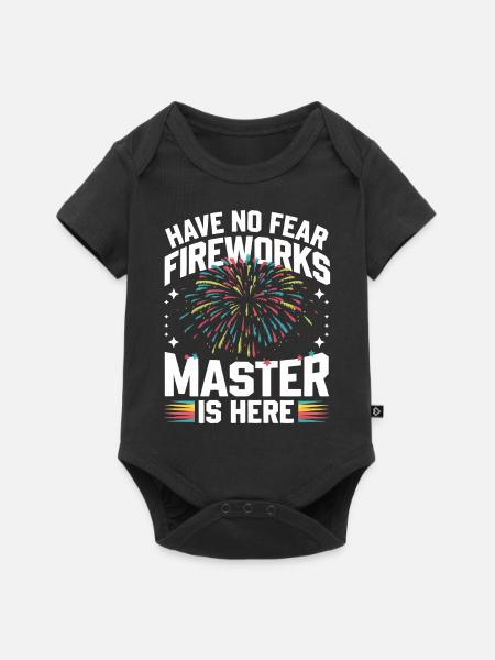 Pyrotechniker Feuerwerk Pyrotechnik - Baby Premium Kurzarmbody - Schwarz