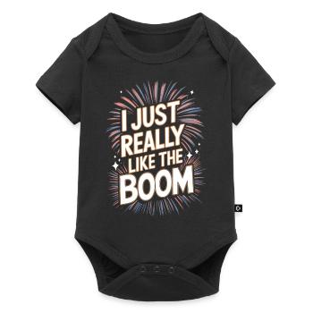 Pyrotechniker Feuerwerk Pyrotechnik - Baby Premium Kurzarmbody - Schwarz - Vorne