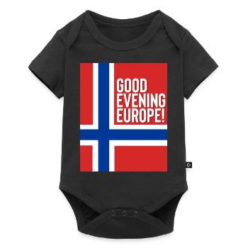norway Eurovision - Baby Premium short-sleeve bodysuit - black - Front
