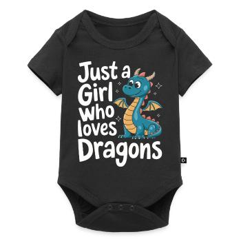 Dragon Mystique Dragon Fantasy - Body à manches courtes Premium Bébé - noir - Devant