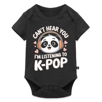 K-Pop Music Korean Pop - Baby Premium short-sleeve bodysuit - black - Front
