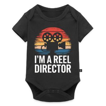 Filmmaker Film Director Cinematographer Film - Baby Premium short-sleeve bodysuit - black - Front