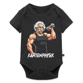 Fitness T-Shirt - Bodybuilding & Training - Baby Premium Kurzarmbody - Schwarz - Vorne