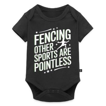 Fencing Fencers - Baby Premium short-sleeve bodysuit - black - Front