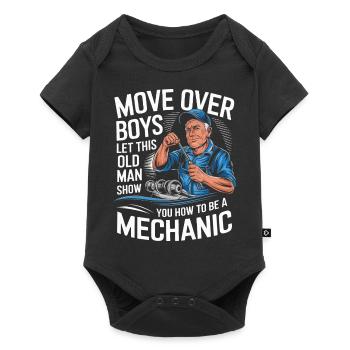 Mechanic Mechanic Workshop - Baby Premium short-sleeve bodysuit - black - Front