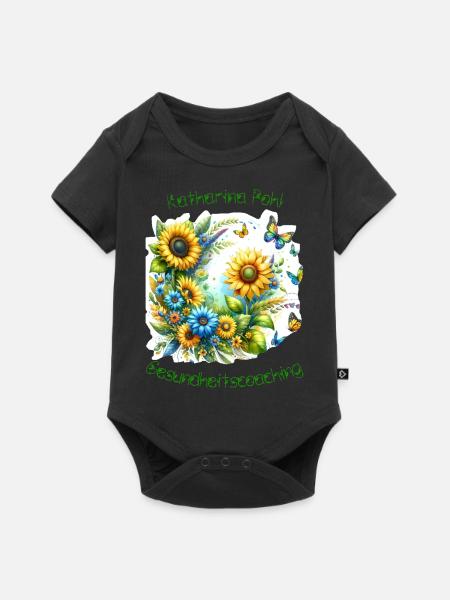 Gesundheitscoaching - Baby Premium Kurzarmbody - Schwarz