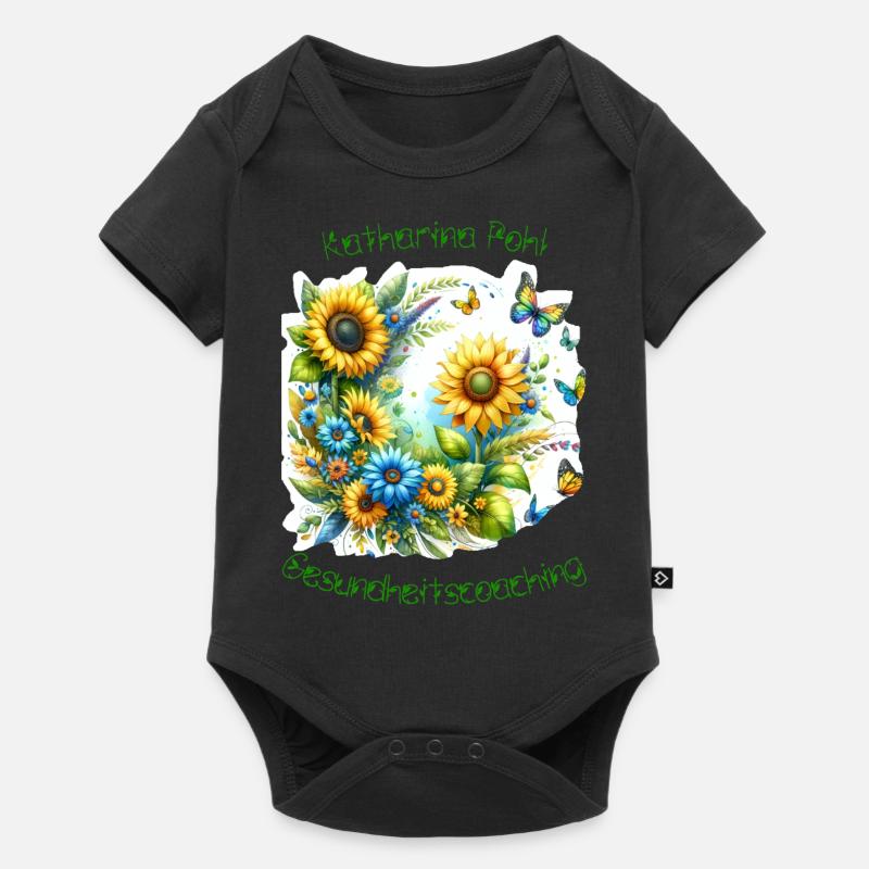 Gesundheitscoaching - Baby Premium Kurzarmbody - Schwarz