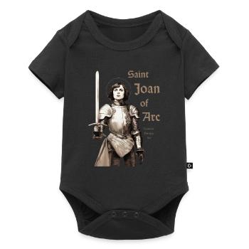 Sainte Jeanne d’Arc - Body à manches courtes Premium Bébé - noir - Devant