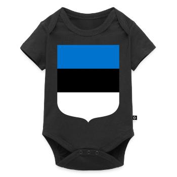 Estonia - Baby Premium short-sleeve bodysuit - black - Front