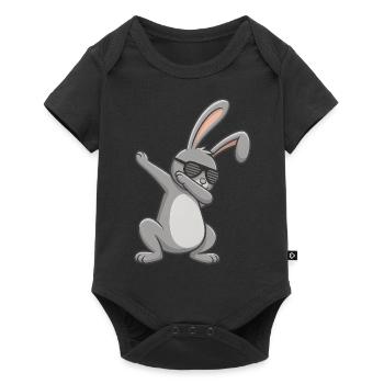 Easter Bunny Dab Easter - Baby Premium short-sleeve bodysuit - black - Front