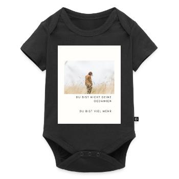 Du bist viel mehr - Baby Premium Kurzarmbody - Schwarz - Vorne