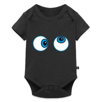 Eyes (d) - Baby Premium short-sleeve bodysuit - black - Front