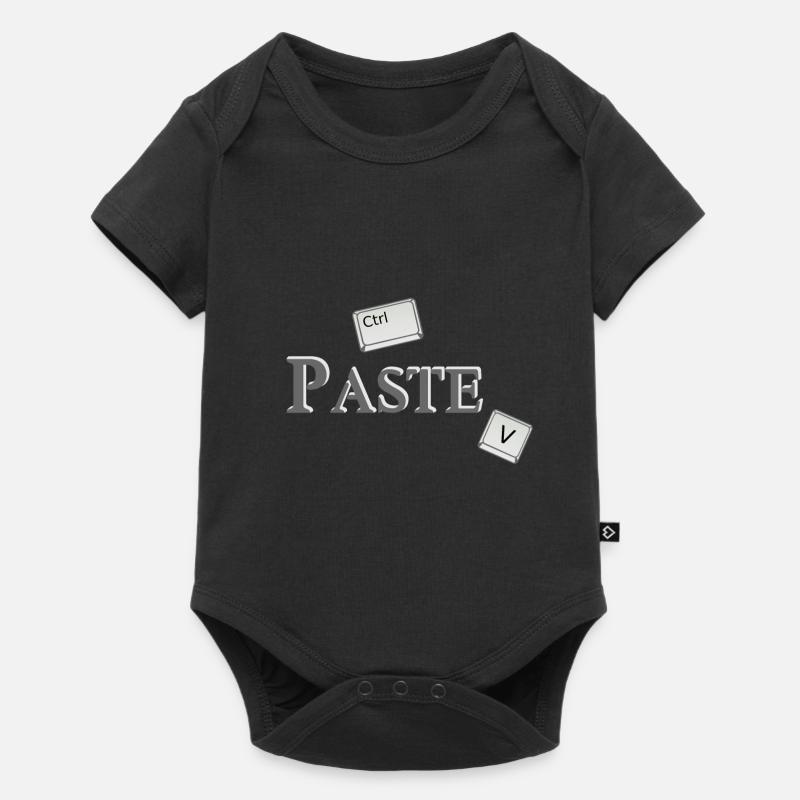 Copy Paste (part2) Partnerlook Friends Geschenk - Baby Premium Kurzarmbody - Schwarz