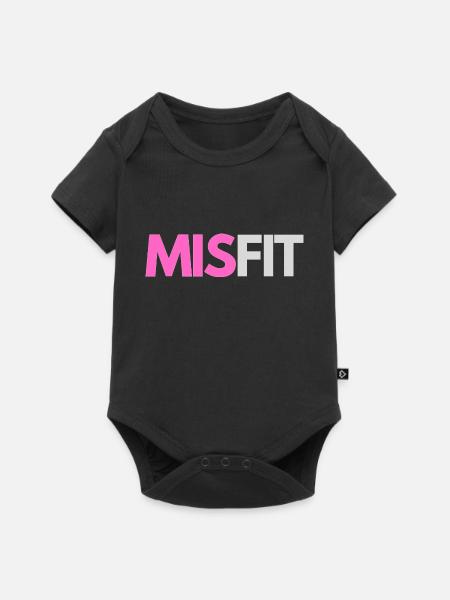 'Mis'fit - Baby Premium Kurzarmbody - Schwarz