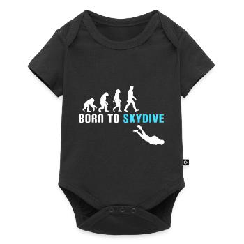 Parapente Adrénaline Jumping Air Sport - Body à manches courtes Premium Bébé - noir - Devant