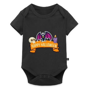 Bat Costume Party Cadeau Halloween - Body à manches courtes Premium Bébé - noir - Devant