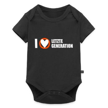 Letzte Generation - Design 3 - Baby Premium Kurzarmbody - Schwarz - Vorne