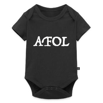 AFOL - Baby Premium Kurzarmbody - Schwarz - Vorne