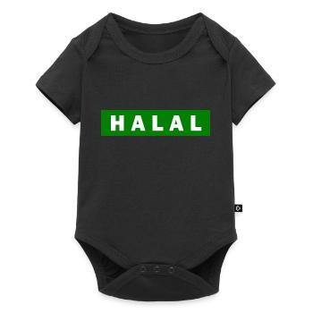 Halal - Baby Premium short-sleeve bodysuit - black - Front